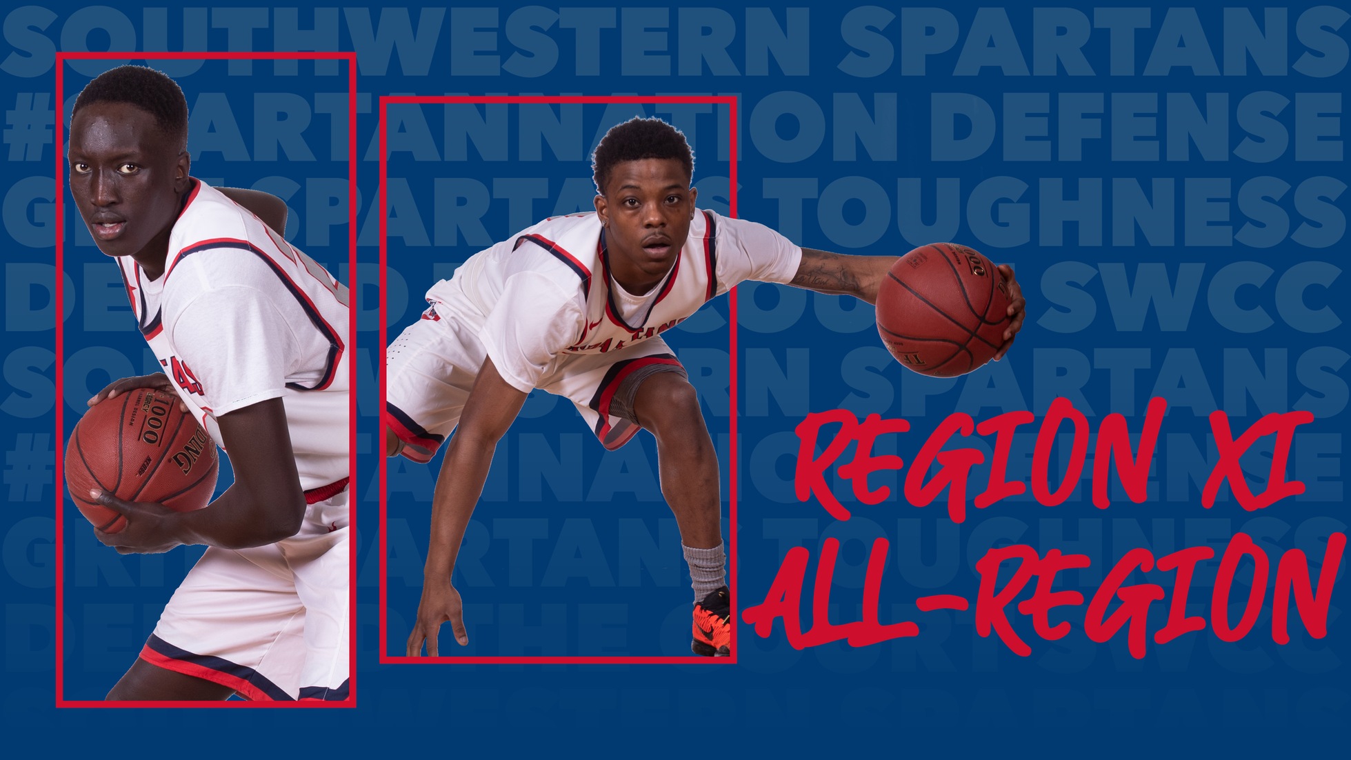 Ryan Warren and Gatdoar Kueth were named to the Region XI Division II men's basketball all-region teams.