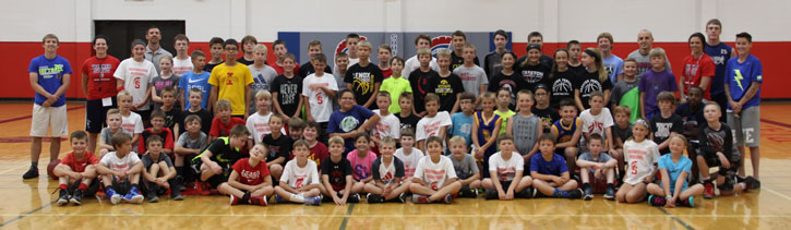 2017 Basketball Camp Group Photo