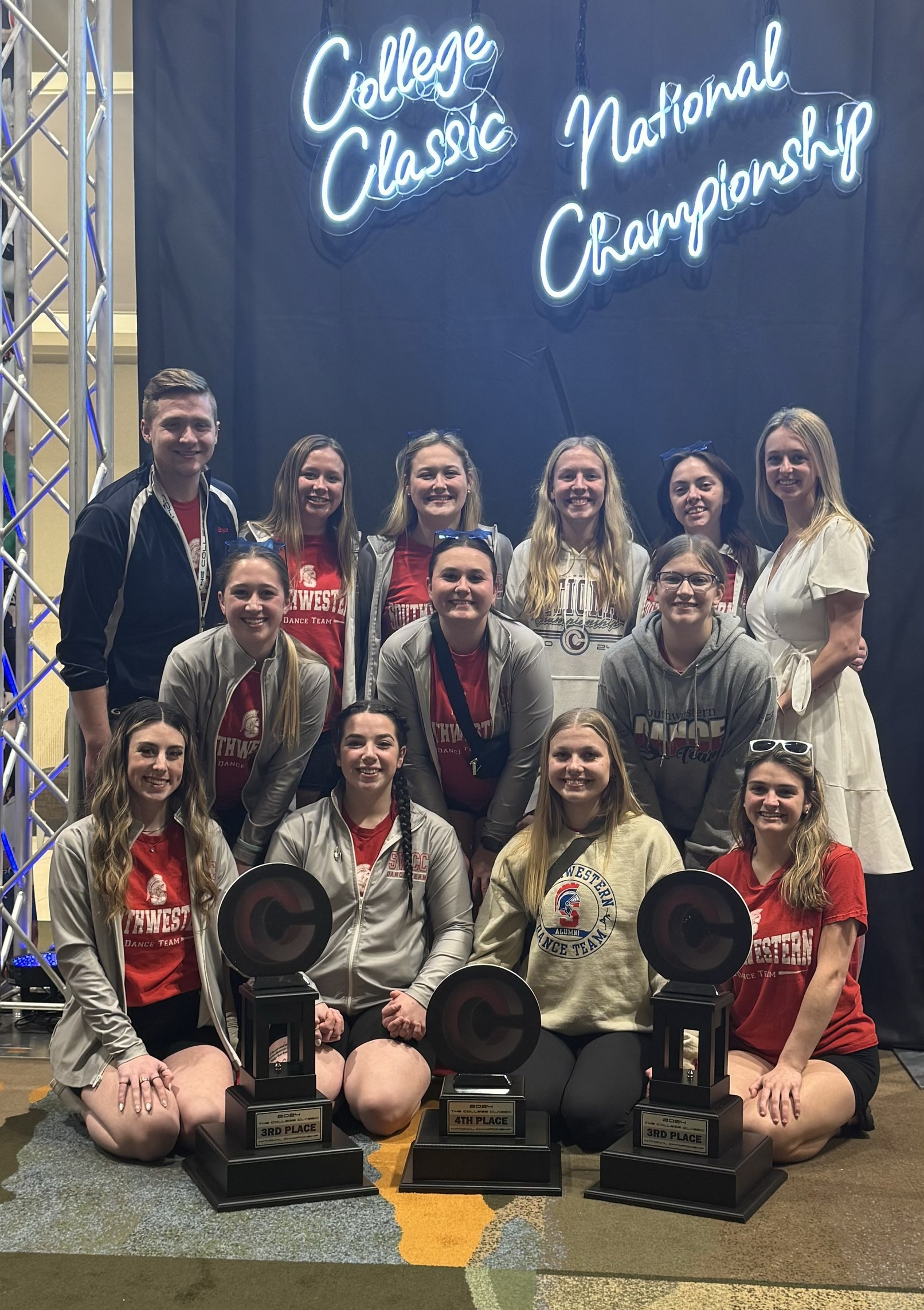Southwestern Spartans Dance Team Shines at National Championship