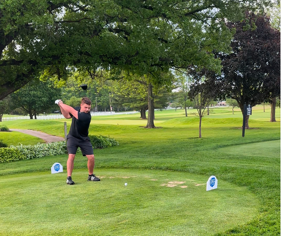 Freddie Muggeridge, First Team All-Region for NJCAA Division II men's golf.