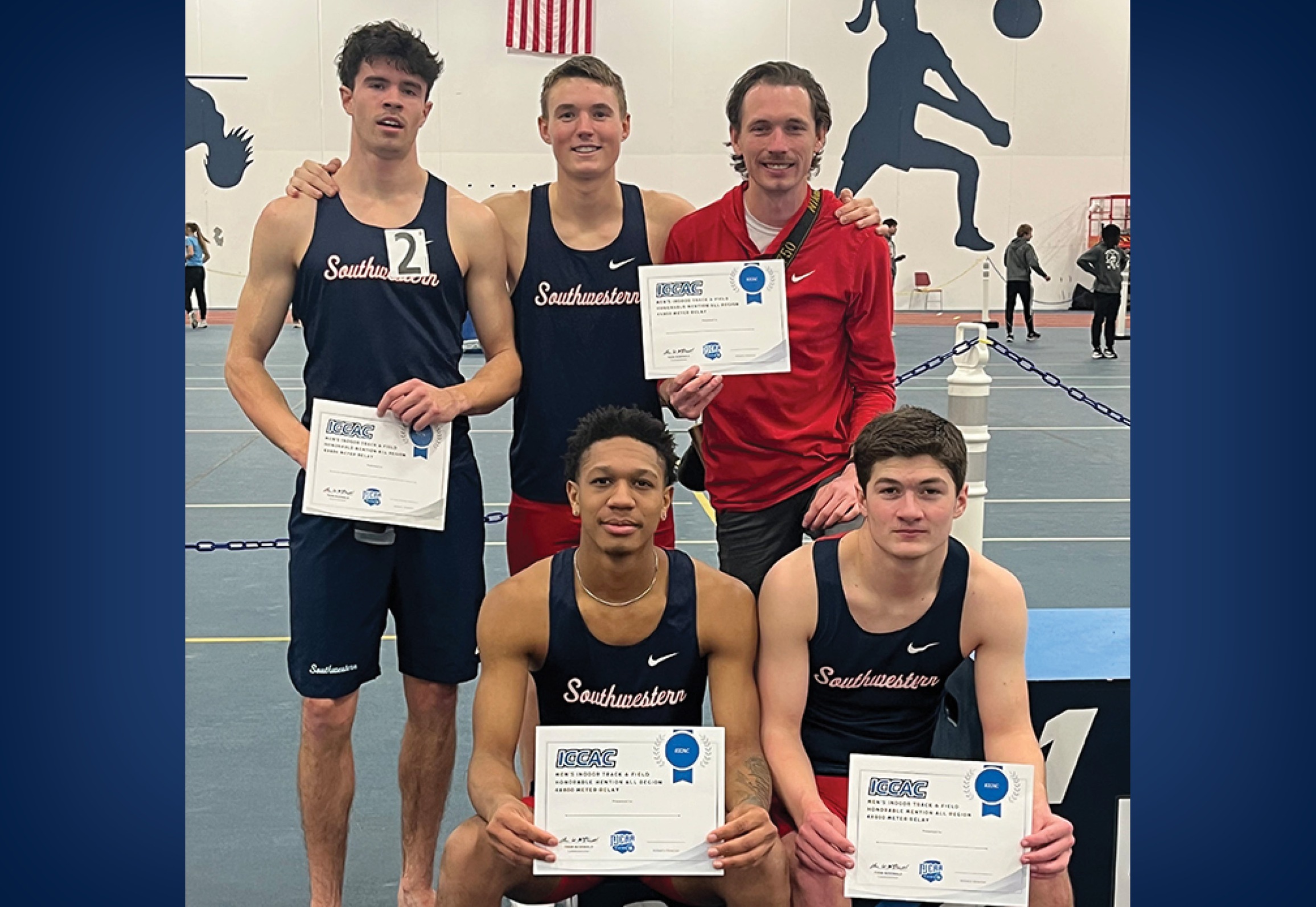 SWCC men's 4x800 relay team