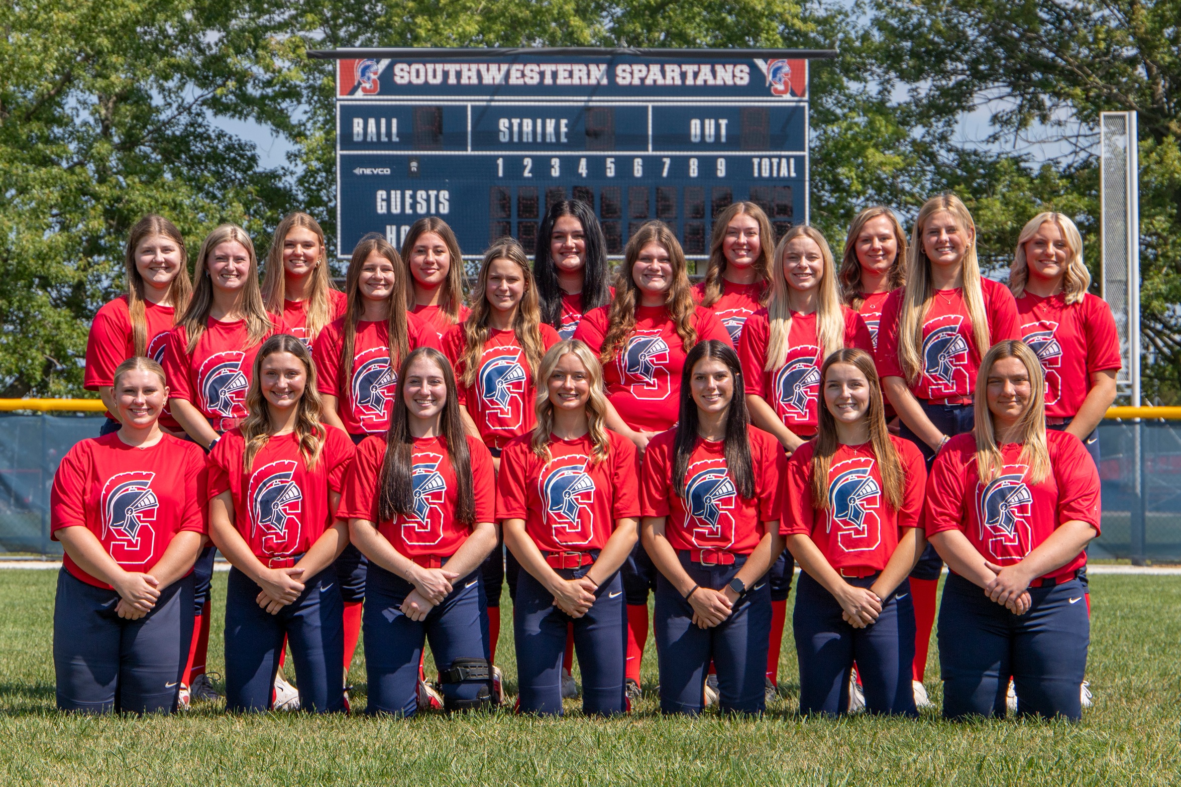 2024-25 Spartan softball team