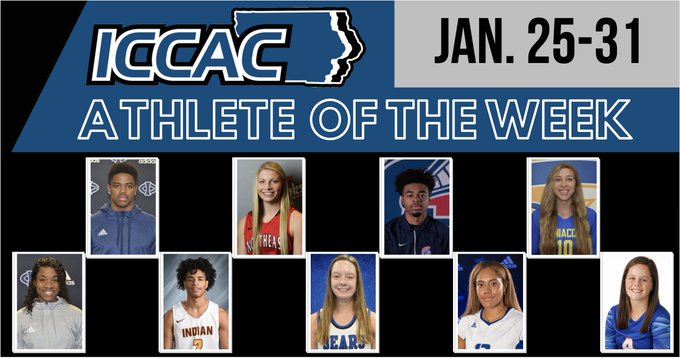 Wells Earns ICCAC Athlete of the Week