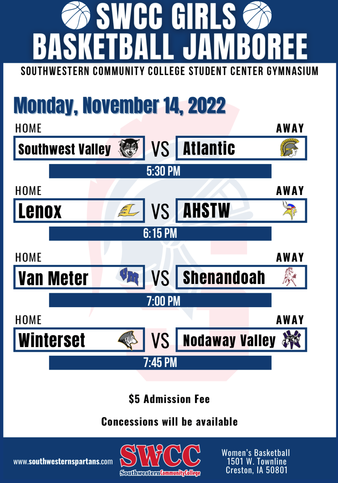 Spartans Host Basketball Jamboree