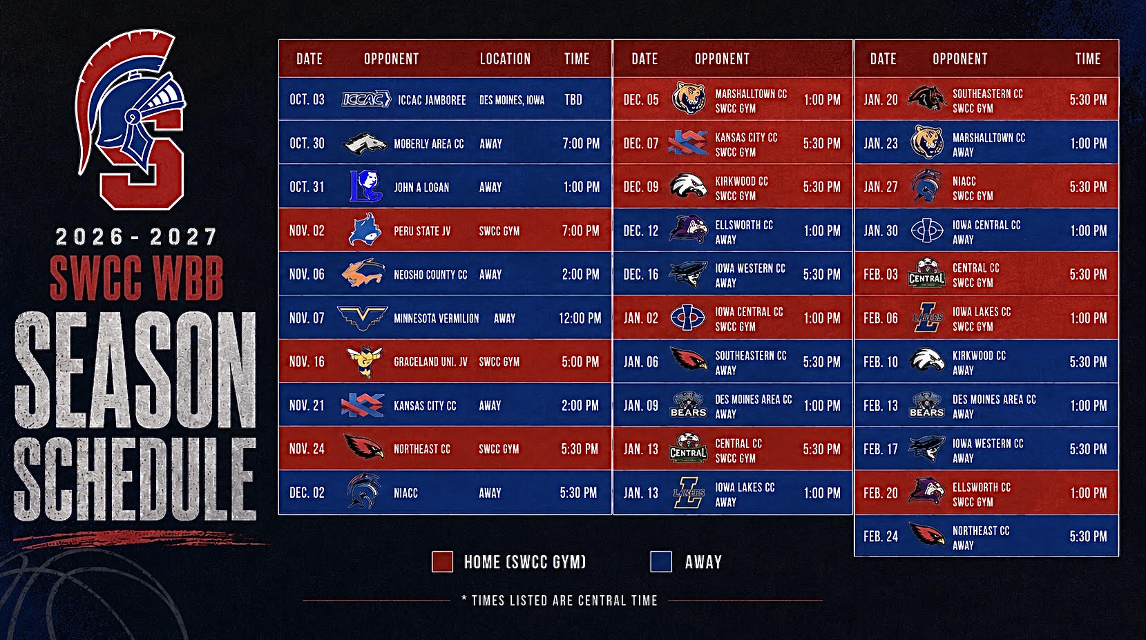 Women's Basketball Releases 2026-27 Schedule