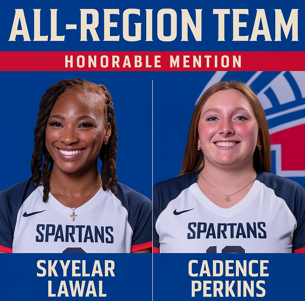 Two Spartans Earn All-Region Volleyball Honors